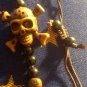 Brown Skull and Crossbones Bracelet