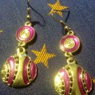 Purple Tribal Earrings
