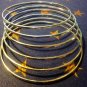 Small Silver Frosted Aluminum Bracelet