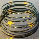 Small Black Frosted Aluminum Bracelet