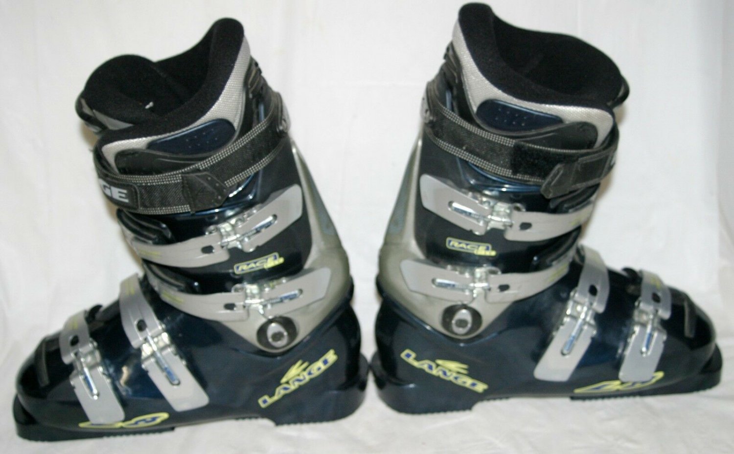 Lange L8 Race Alpine Downhill Ski Boots (6.5 US Women, 37.5 EU) Dark