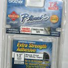 Brother TZ-S231cs 1/2" 12mm Black White P-TZ Tape Label Extra Strength Adhesive