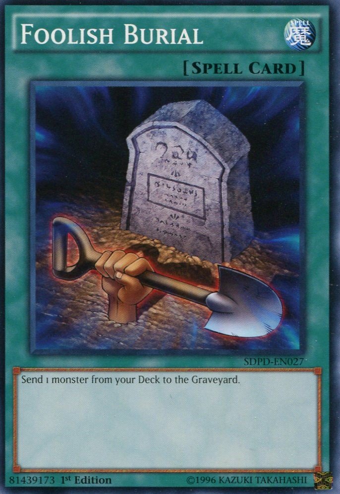 Yugioh Pendulum Domination Foolish Burial, SDPD-EN027