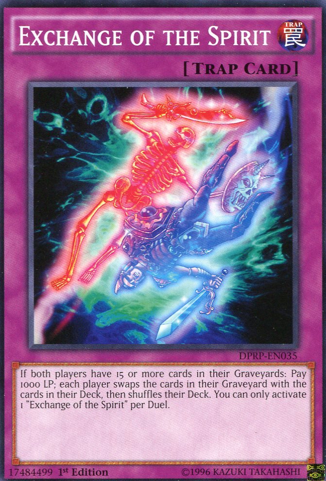 Yugioh Duelist Pack Rivals of the Pharaoh Exchange of the Spirit DPRP-EN035
