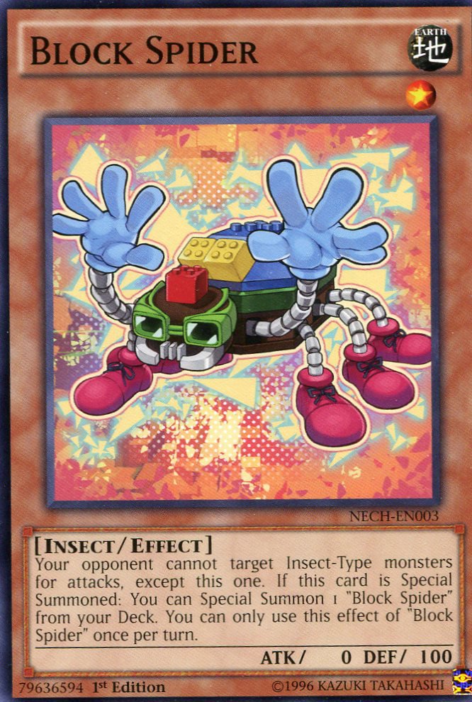 Yugioh Duelist New Challengers, Block Spider NECH-EN003