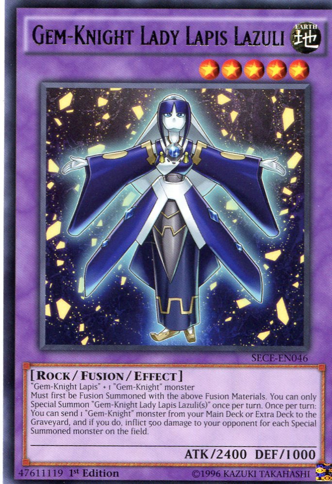 Yugioh - Secrets of Eternity - Gem Knight Lady Lapis Lazuli - SECE-EN046