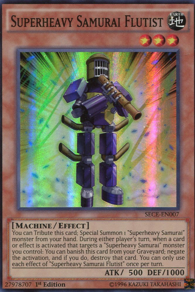 Yugioh - Secrets of Eternity - Superheavy Samurai Flutist - SECE-EN007