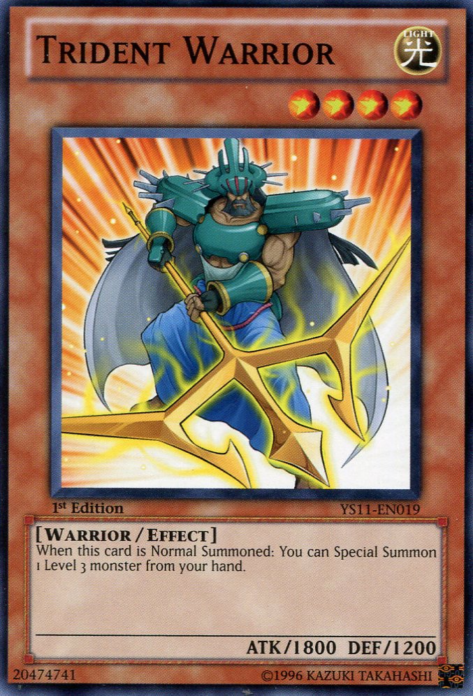 Yugioh - Dawn of the XYZ - Trident Warrior - YS11-EN019