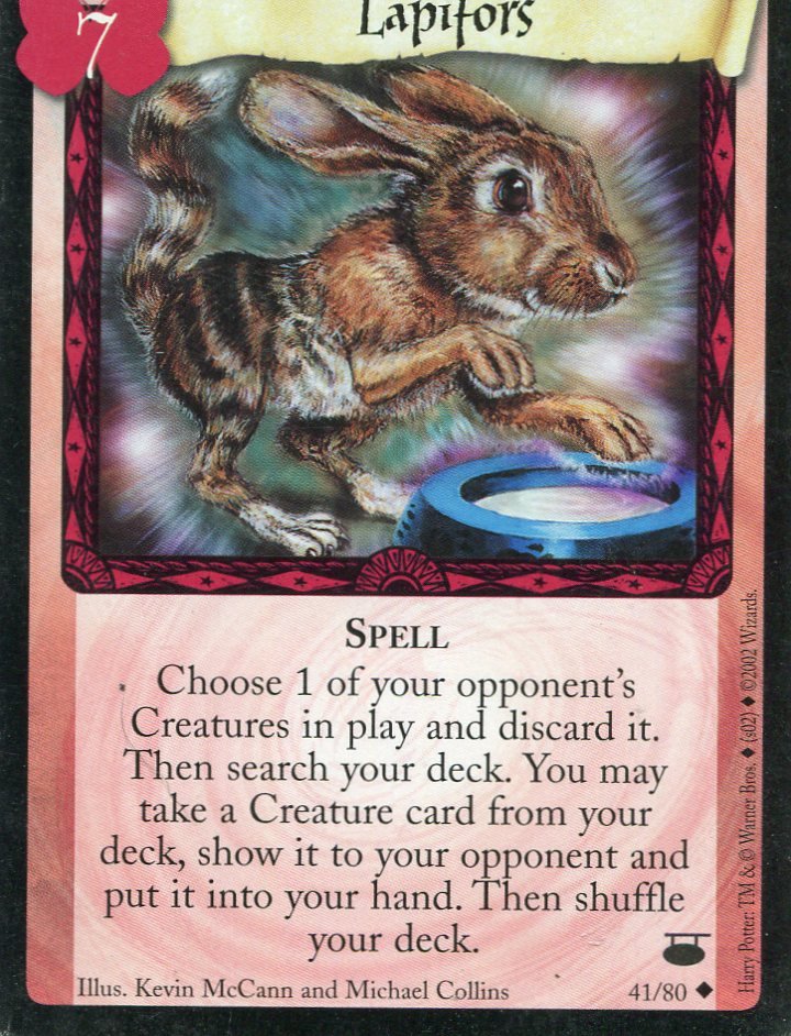 2001 Harry Potter Card #D041 Lapifors