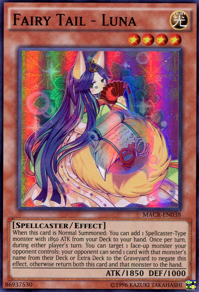 Yugioh Card - Maximum Crisis - MACR-EC038 - Fairy Tail Luna.