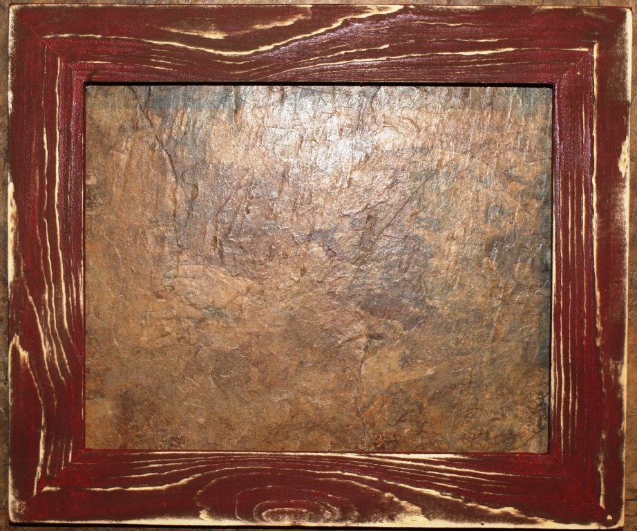10 X 20 1 2 Crimson Distressed Picture Frame
