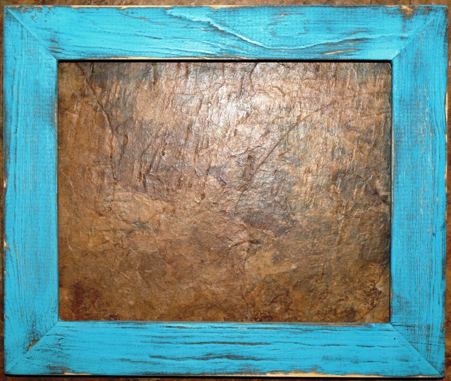 8 1 2 X 11 Teal Distressed Picture Frame