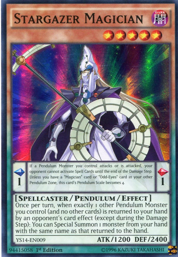 Yugioh - Super Starter Space Time Showdown - YS14-EN009 - Stargazer Magician