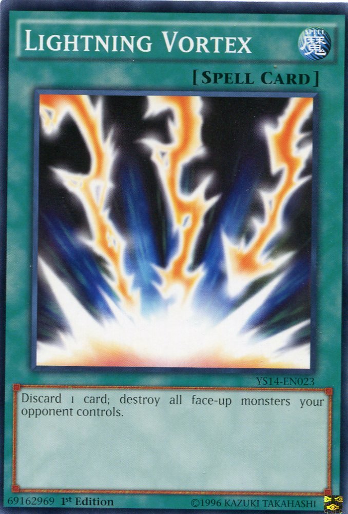 Yugioh - Super Starter Space Time Showdown - YS14-EN023 - Lightning Vortex