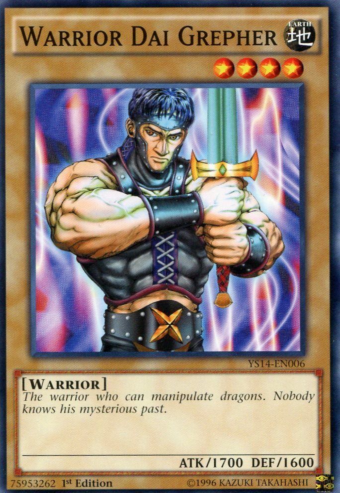 Yugioh - Super Starter Space Time Showdown - YS14-EN006 - Warrior Dai Grepher