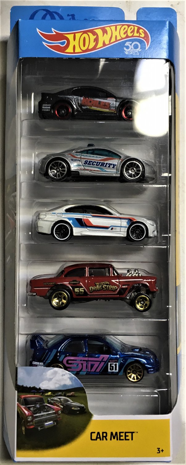 hot wheels 5 pack car meet