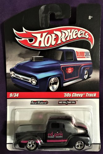 hot wheels 50 chevy truck