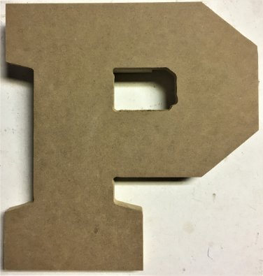 10 Tall Varsity 1 2 Thick Mdf Letter P Cut Out Made In The Usa