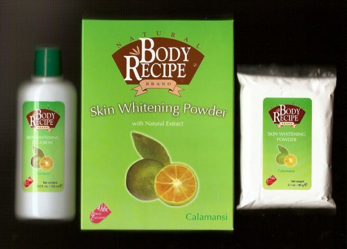 HBC Natural Body Recipe Brand Calamansi Skin Whitening Powder with