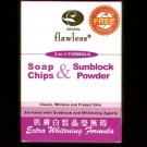 Flawless 2 in 1 Soap Chips & Sunblock Powder BLEACHING POWDER *Super Whitening Formula*