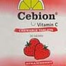 10 X VITAMIN C STRAWBERRY CHEWABLE 500MG (FREE WORLDWIDE SHIPPING)