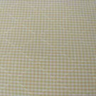 YELLOW GINGHAM Small with Textured Triangle 54" X  84" Kravet Drapery Pillows