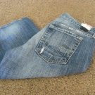 CHIP & PEPPER BERMUDA SHORTS "What about Marineland"  Sandblasted Denim Low Rise