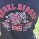 GUESS AUTHENTIC Black Tank top Rebel Riders MEDIUM  NEW ROSE