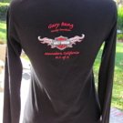 HARLEY DAVIDSON KNIT TOP XL BLACK Long Sleeve Atascadero VGC
