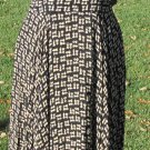 ODESSA DRESS DESIGNER Black Cream Full Skirt 50's Style PIN UP  Cut Out Back