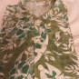 NO FEAR Shirt Hawaiian Camp Shirt COTTON  Green Pocket Button Front XL