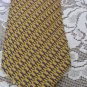 DORMEUIL SILK TIE  Gold Purple STUNNING EUC Hand Made Italy