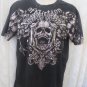 AFFLICTION TEE XLSIGNATURE SERIES FEDOR EMELIANENKO   Black silver metallic