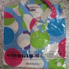 Giorgio DANIELI Shirt Mens Dress Retro 60's Club Hawaiian NWT VTG Large Circle