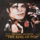 MICHAEL JACKSON TEE The King Of Pop 1958-2009 In Loving Memory Shirt BLACK NEW