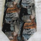 J GARCIA NECKWEAR TIE ART Stonehenge LIMITED NWT Music Notes GREAT COLORS