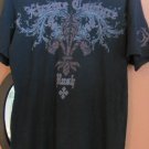 XTREME COUTURE Affliction RUSH George St. Pierre Black MEDIUM Signature Series