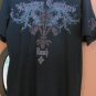 XTREME COUTURE Affliction RUSH George St. Pierre Black MEDIUM Signature Series