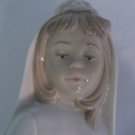 LLARDO FIRST COMMUNION GIRL PRAYING PORCELAIN FIGURINE NAO  #236