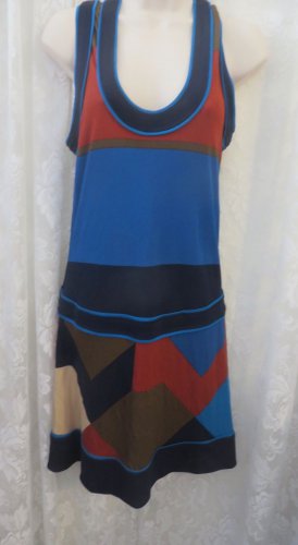MARC BY MARC JACOBS Dress Tank Rayon Geometric XS