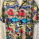 PARADISE FOUND SHIRT VINTAGE Corvettes Route 66 Blue MEDIUM Cars