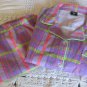 DAIZIES FLOWERS BY ZOE Flannel Cozy PJ Sleepwear PURPLE PLAID NEW Victoria MED