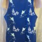 Diamond SUPPLY TEE TANK Large Marlin Fish Boats BLUE