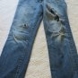LUCKY BRAND JEANS BOYFRIEND CROP DESTROY Size 4 Summer Beach Casual Wear
