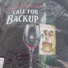 TOMMY BAHAMA RELAX TEE   "CALL FOR BACK UP" M  WINE PIN UP GIRL