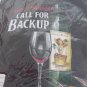 TOMMY BAHAMA RELAX TEE   "CALL FOR BACK UP" M  WINE PIN UP GIRL