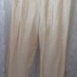 2B RYCH PANT SUMMER IN PEANUT Cotton Silk Casual Dress Lounge Pant With TIE Belt