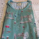 MUNKI MUNKI NITE-NITE  Gown Blue Green Sewing Thread Scissors Needle NEW SMALL