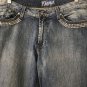 KIPPYS JEANS Studded Swarovski Crystals FLUER DE LIS SIZE 6