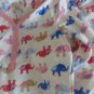 PJ Couture Pajama's Sleepwear Pink White Elephants  LARGE JRs. NEW SOFT